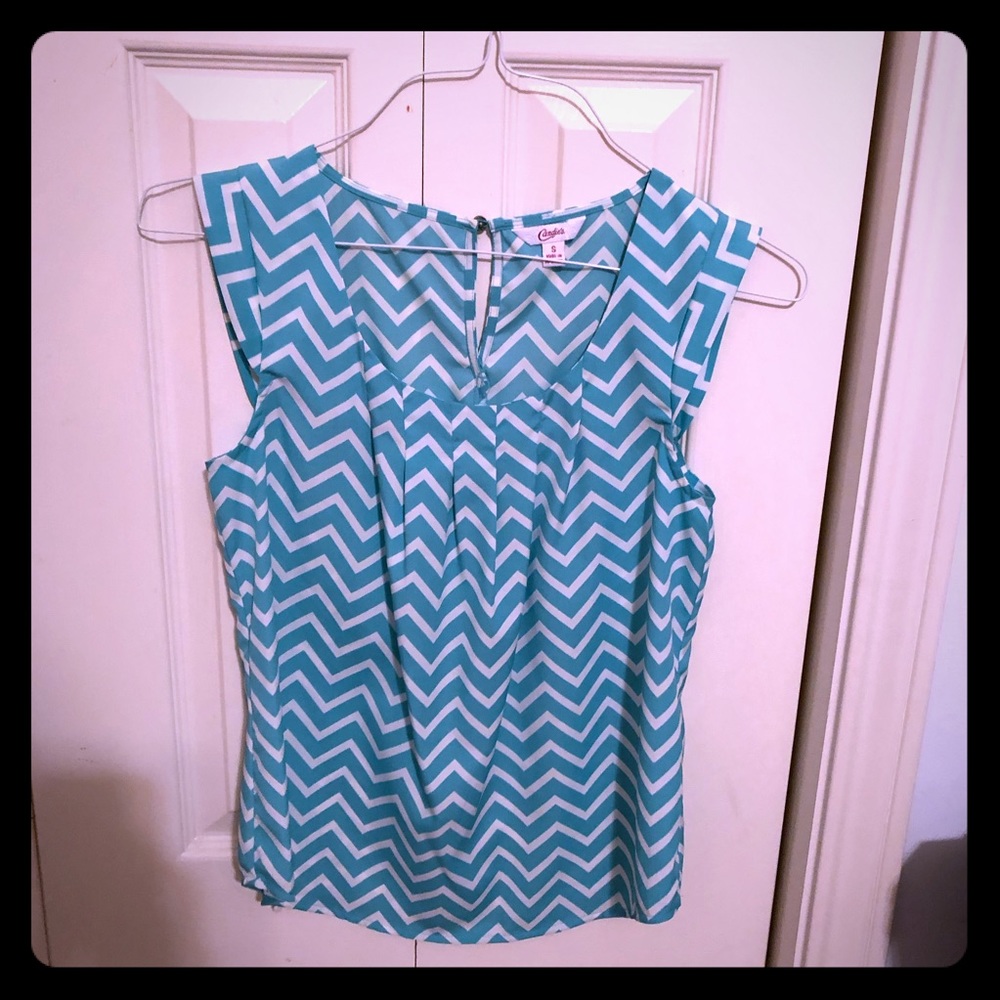 Chevron stripped blouse